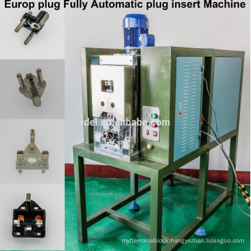 fully automatic 16A europe plug inserts riveting machine